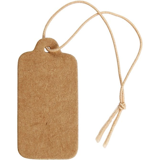 Gift tags 150x300mm