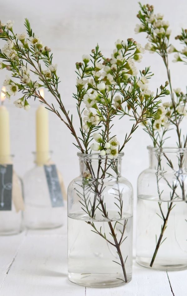 Glazen Medicijnflesje 160mm hoog Ø 80mm - 12 st