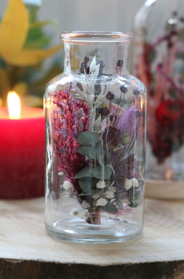 Glazen Medicijnflesje 160mm hoog Ø 80mm - 12 st