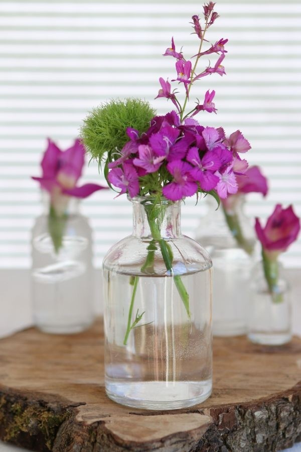 Glazen Fles Ø70 h: 120 mm Transparant - 20 st