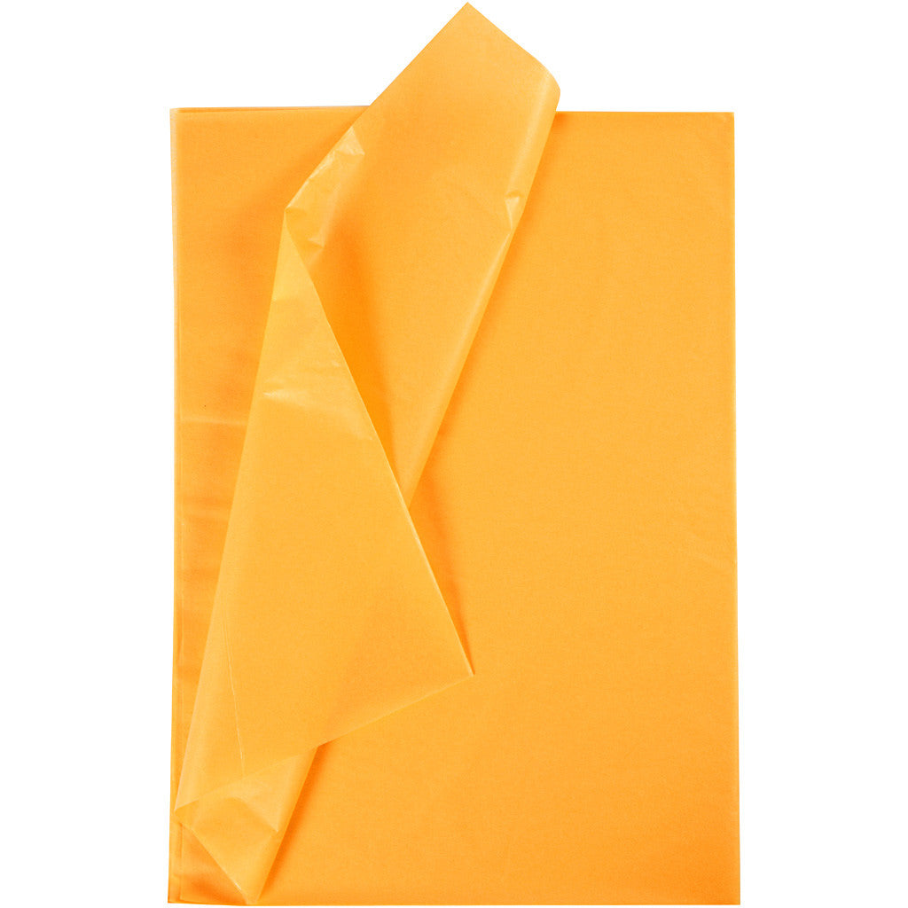 Tissue Paper, sheets 50x70 cm, 17 g, yellow