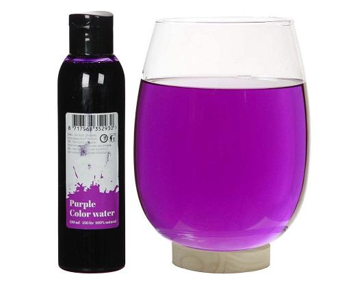 Color dye for water Purple