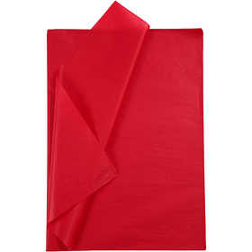 Tissuepapier Rood 50x70cm, 14 gr - 25 vel