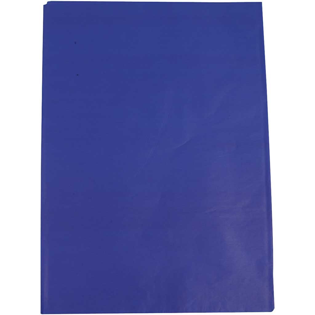Tissuepapier Blauw 50x70cm, 14 gr - 25 vel