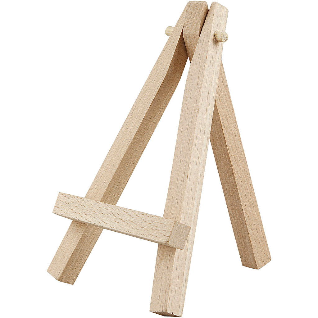 Mini Easel, H: 11.5 cm, beech