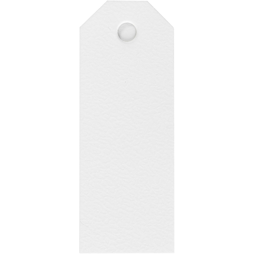 Manila Labels White 30x80mm