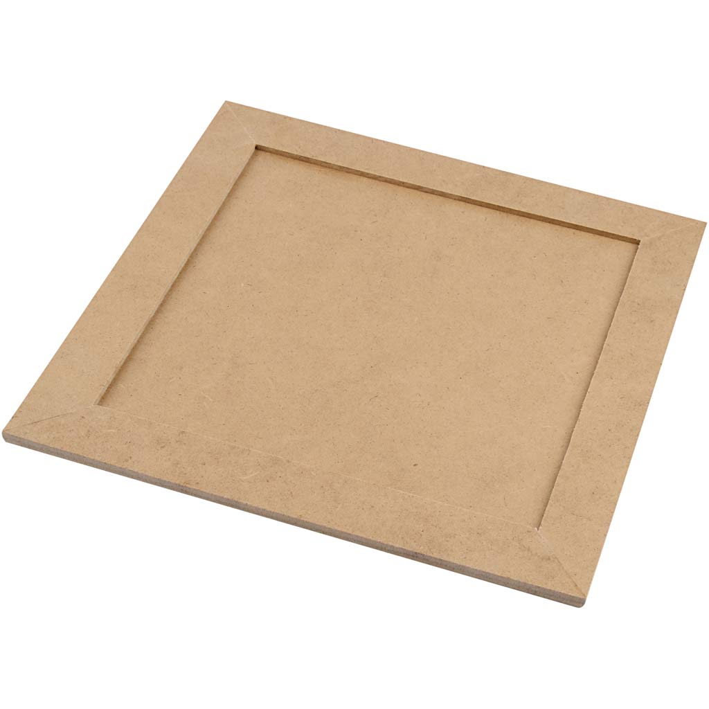 Collage Frame, size 22x22 cm, depth 3 mm, MDF, inner size 18x18 cm