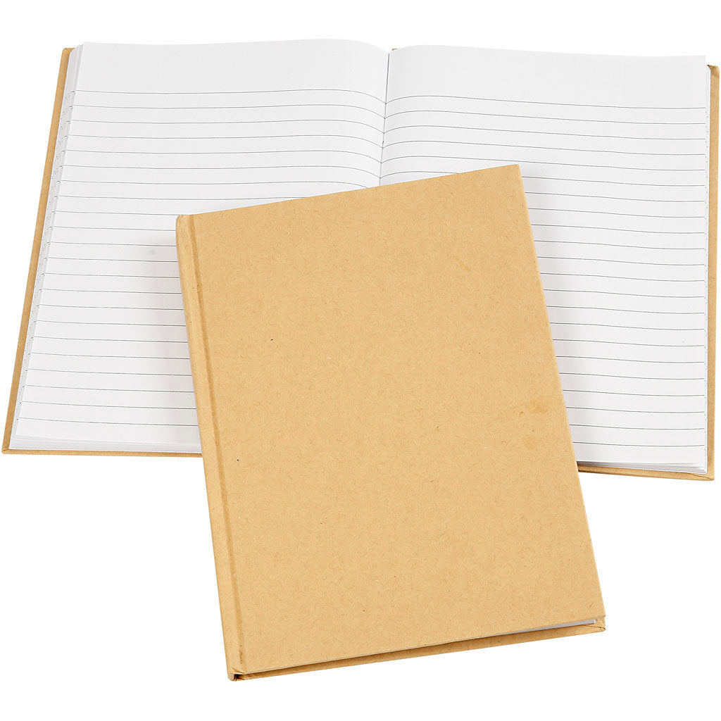 Notebook, brown, A5, 60 g