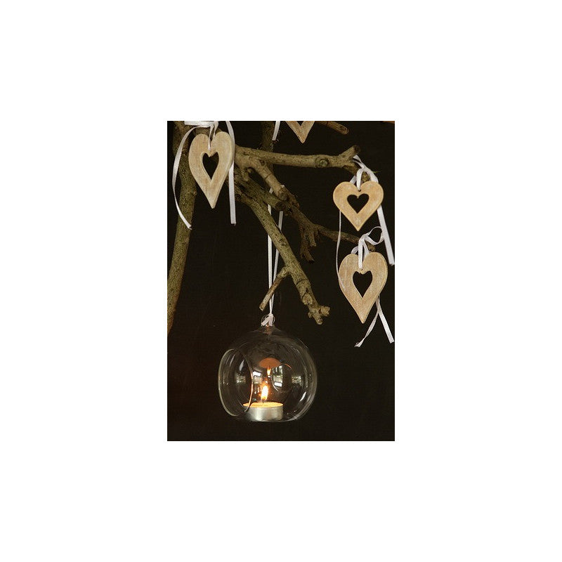 Glazen bol voor theelichtje Ø6cm x 8cm - 12 stuks
