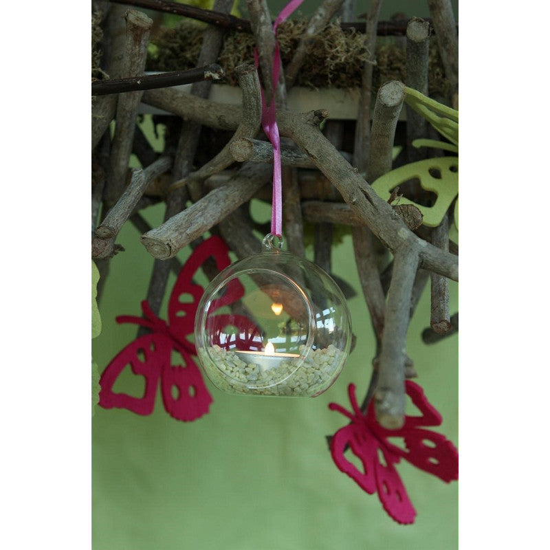 Glazen bol voor theelichtje Ø10cm x 11,8 cm - 6 stuks