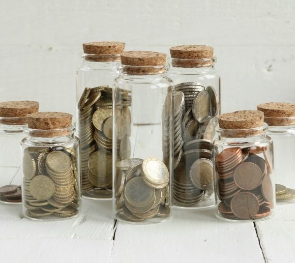 Voorraadcilinder met kurk Ø4,5cm 12,5cm hoog - 12 st