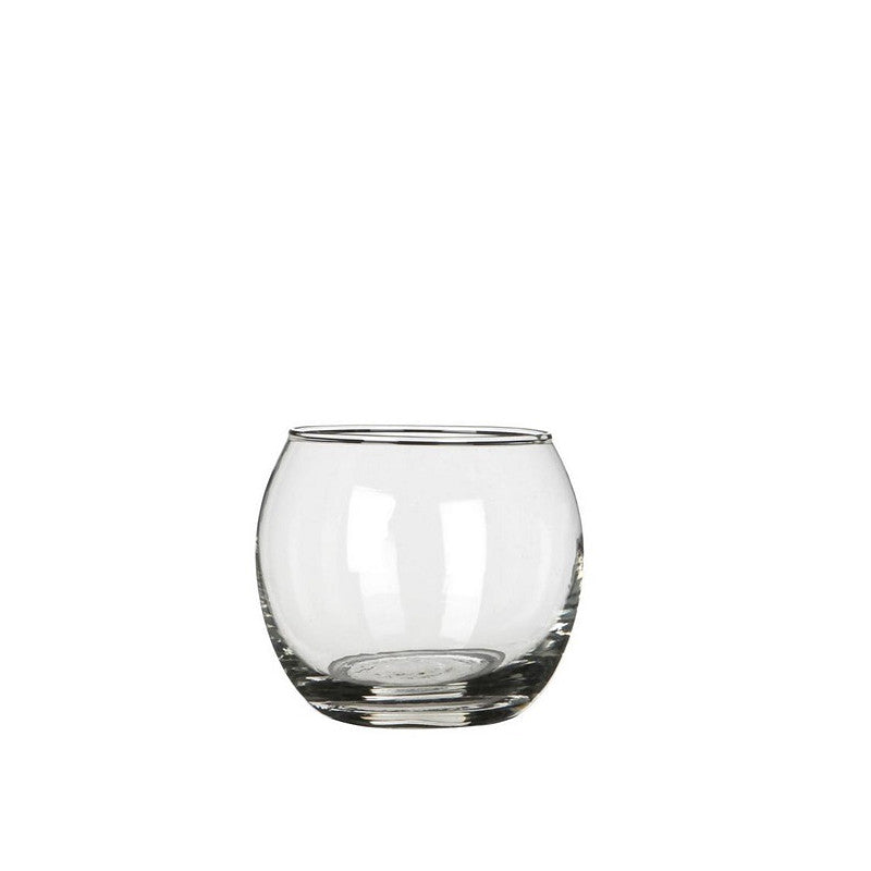 Glazen bolvormige pot Ø8 h.7cm - 12 stuks