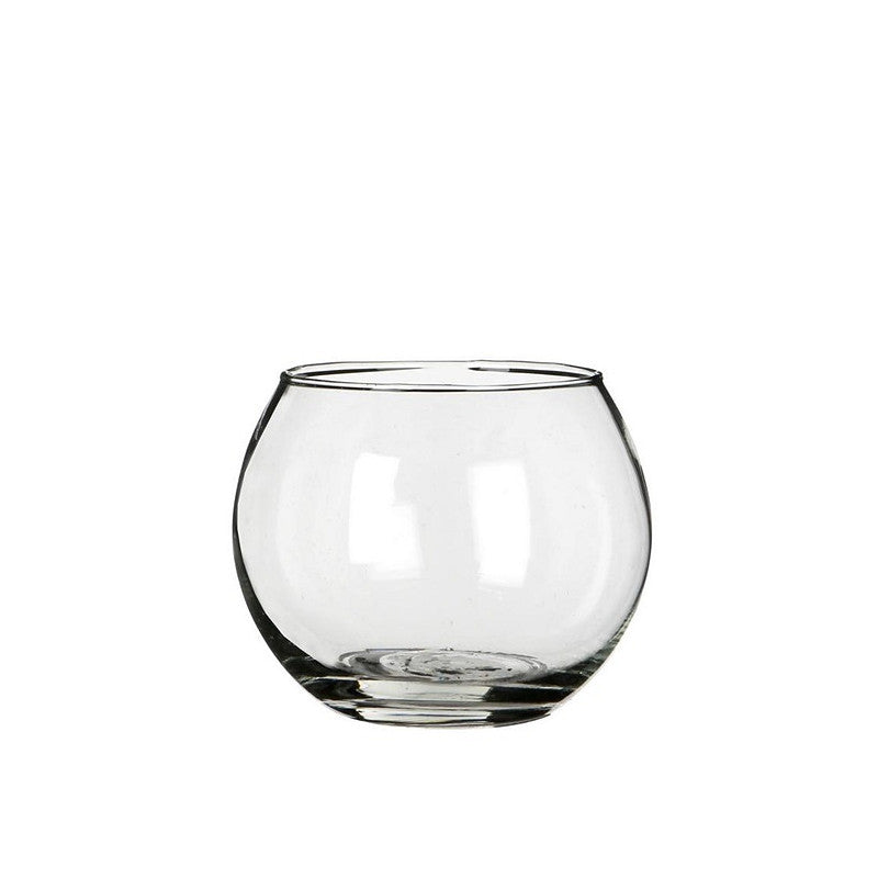 Glazen bolvormige pot Ø10 h.8cm - 6 stuks