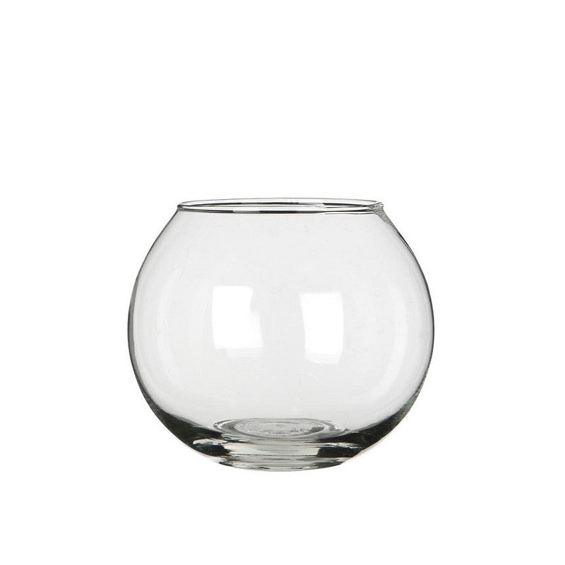 Glazen bolvormige pot Ø12 h.10cm - 6 stuks