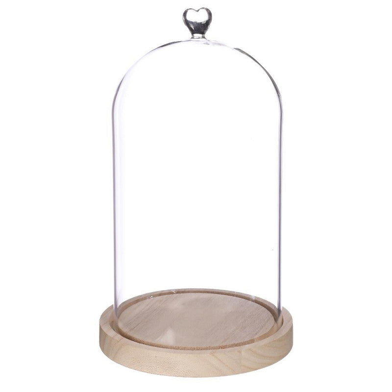 Stolp met houten basis Ø17 h.30 cm - 1 stuk