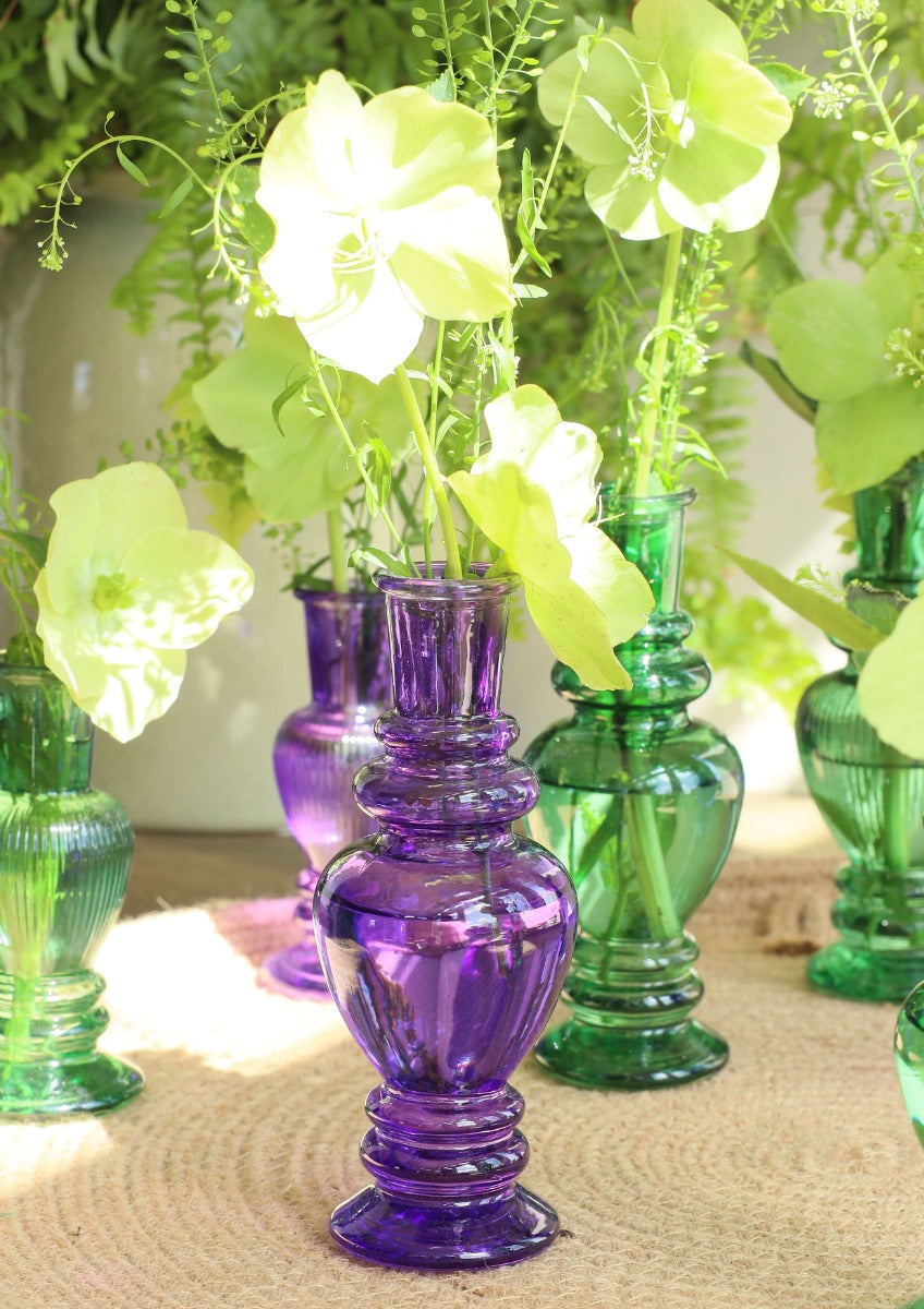 Vaas Venetië Donker groen H: 113 x Ø50 mm - 12 stuks