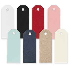 Manilla Labels div. kleuren 30x80mm - 320 st