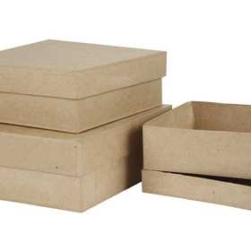 Dozen Vierkant 16x5cm, 18x6cm, 20x7,5cm - 3 st