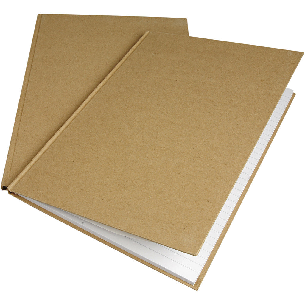 Notitieboek bruin, A4, 60 gr - 1 st