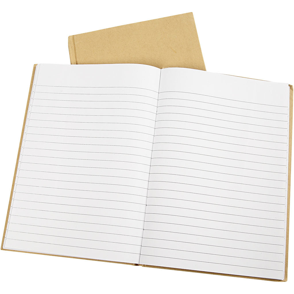 Notitieboek bruin, A5, 60 gr - 1 st