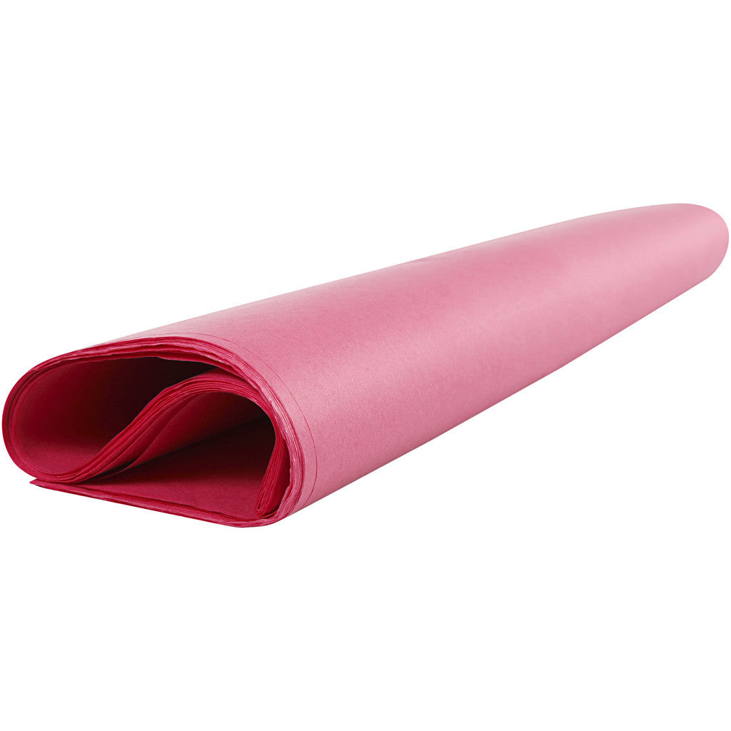 Tissuepapier, roze 50x70cm, 14 gr - 25 vel