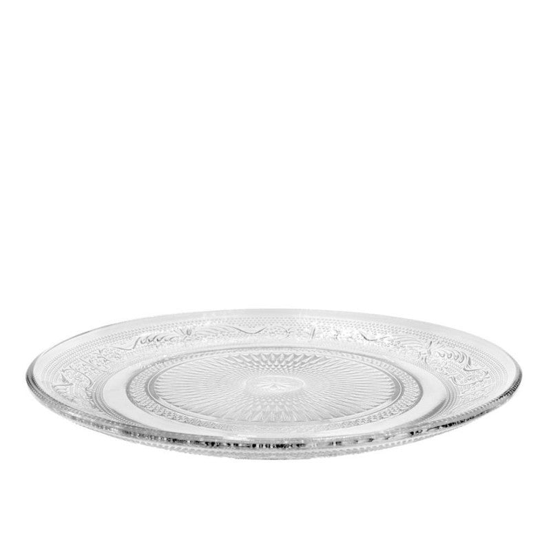 Glazen plaat Tess Ø23 h2 cm transparant - 6 stuks