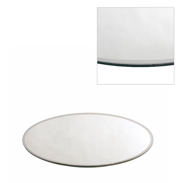 Mirror Plate Round Ø30cm bevelled Edge