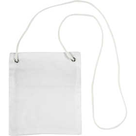 Hangportemonnee Wit 130x150mm - 1 st.