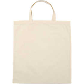 Tas van Katoen, licht Naturel, 38x42 cm, 135 g- 5 st
