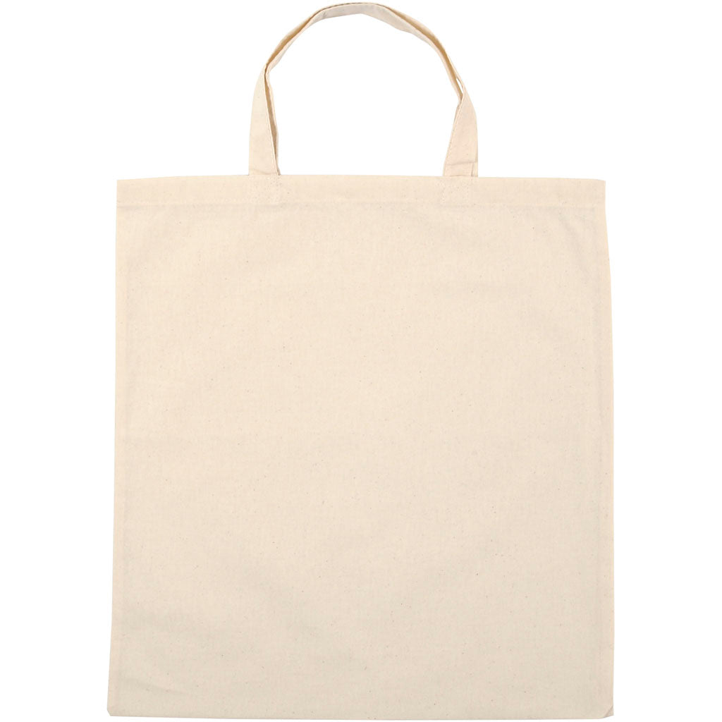 Shopping Bags, size 38x42cm, 135 g/m2, Light natural