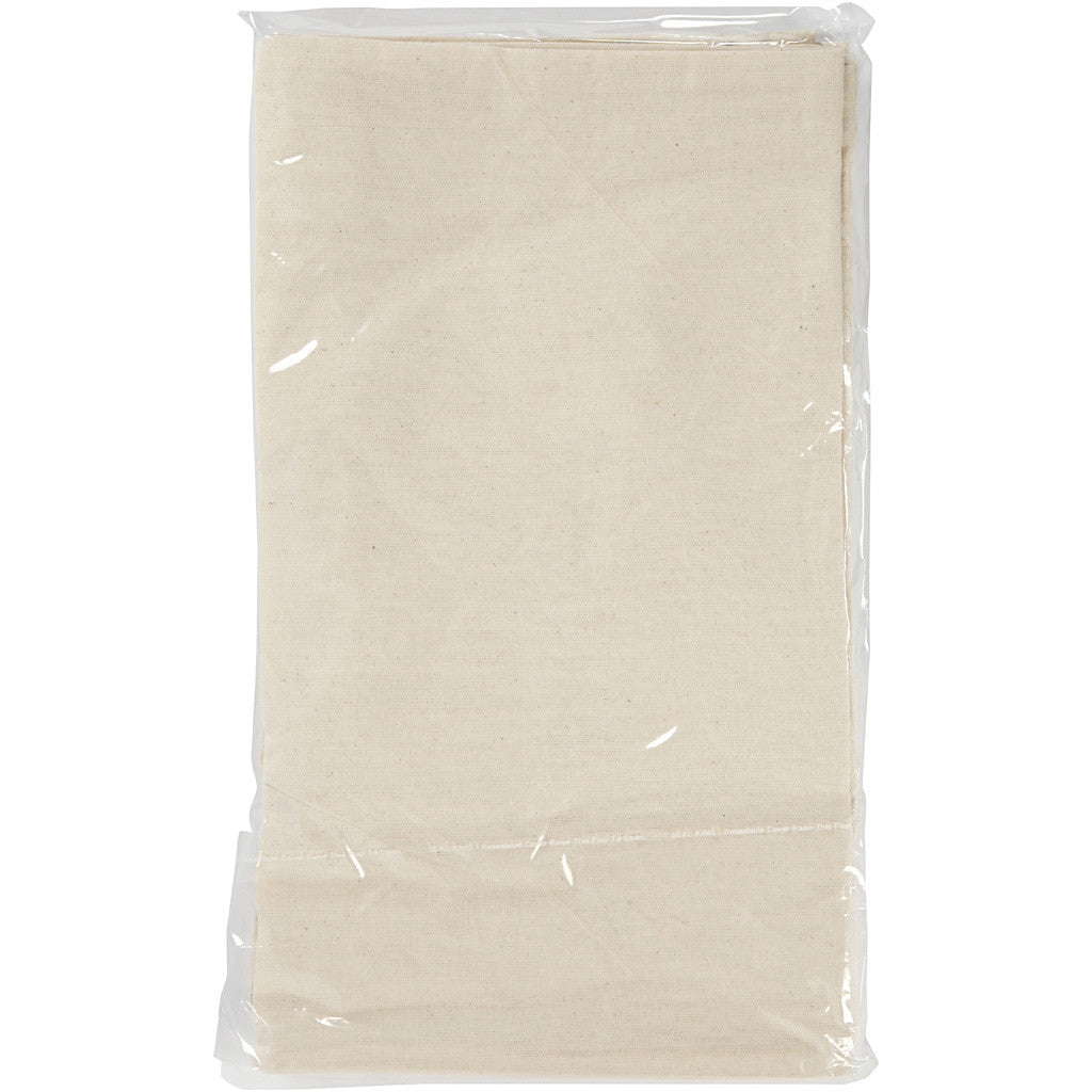 Tas van Katoen, licht Naturel, 38x42 cm, 135 g- 5 st