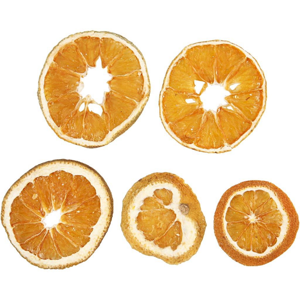 Dried orange slices, D: 40