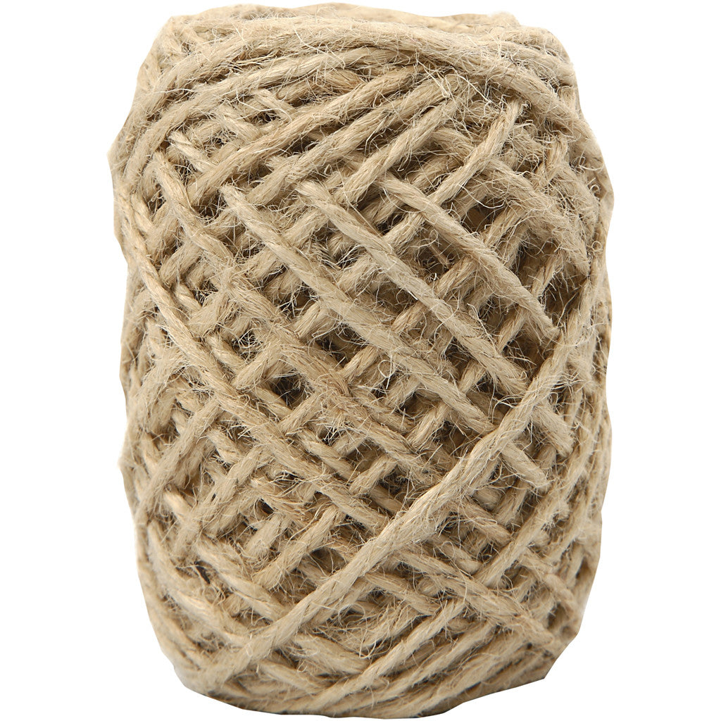 Hennep Naturel, Naturel, 1-2 mm, 30 m - 1 rol