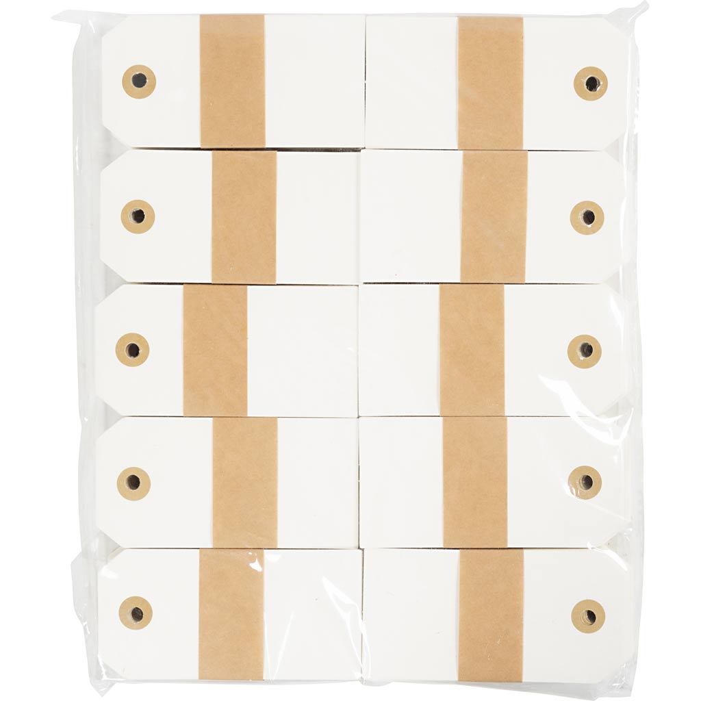 Manila Labels Natural 50x100mm