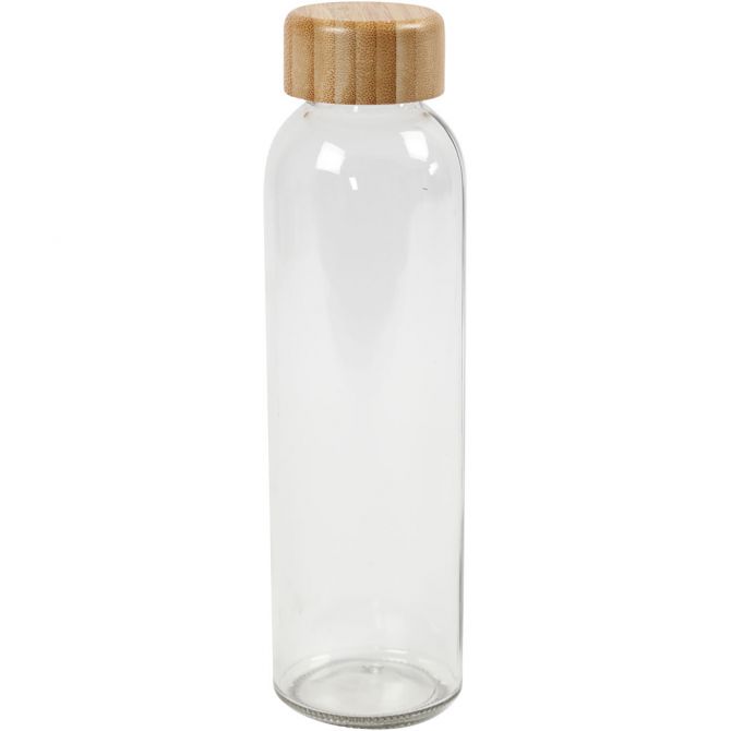 Waterfles, H: 22 cm, d 6,7 cm, 500 ml - 1 st