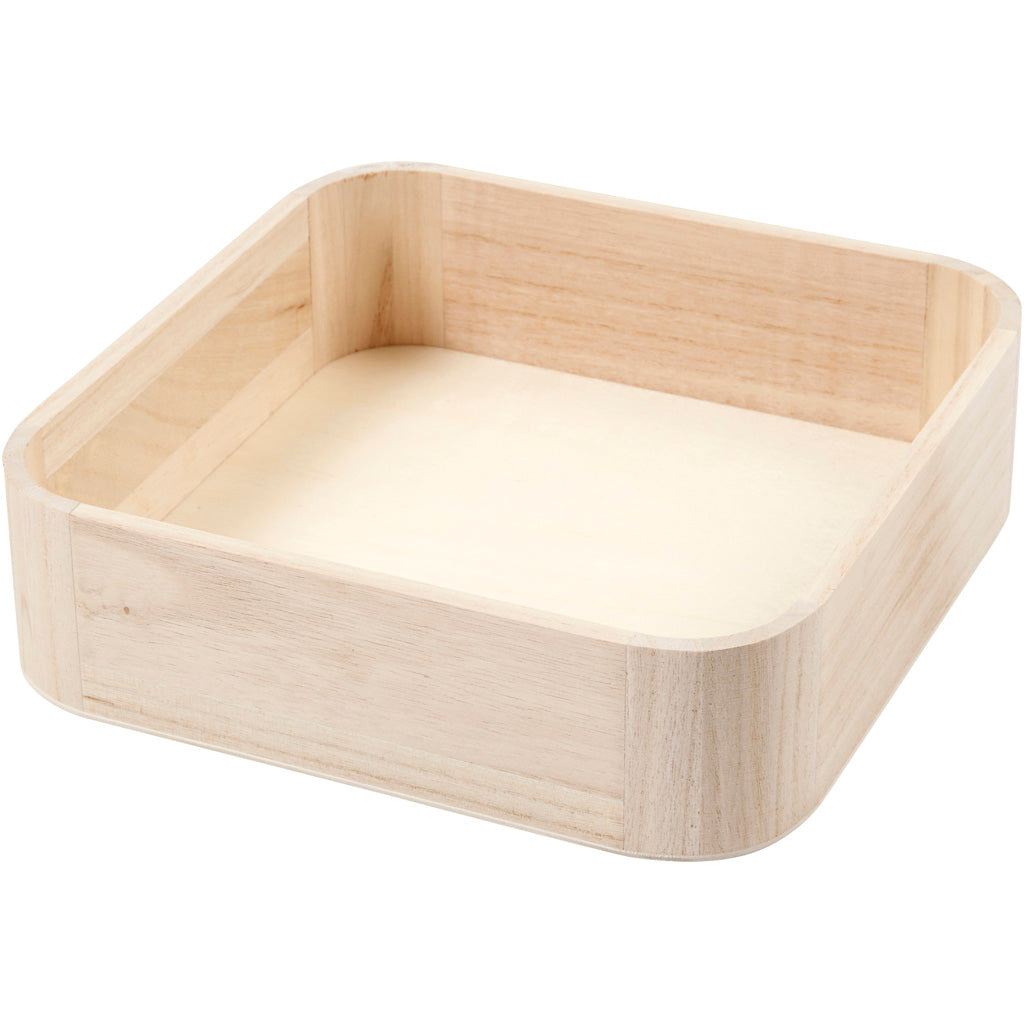 Trays, H: 7 cm, size 25x25 cm, 1 pc [HOB