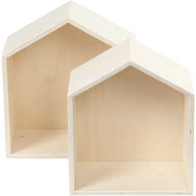 Showdozen, H: 22,5+25 cm, D: 12,5 cm, B: 19,5+22,5 cm - 2 st