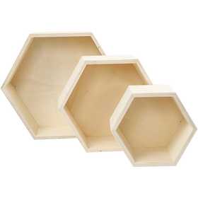 Showdozen, H: 14,8+19+24,2 cm, D: 10 cm, Triplex - 3 st