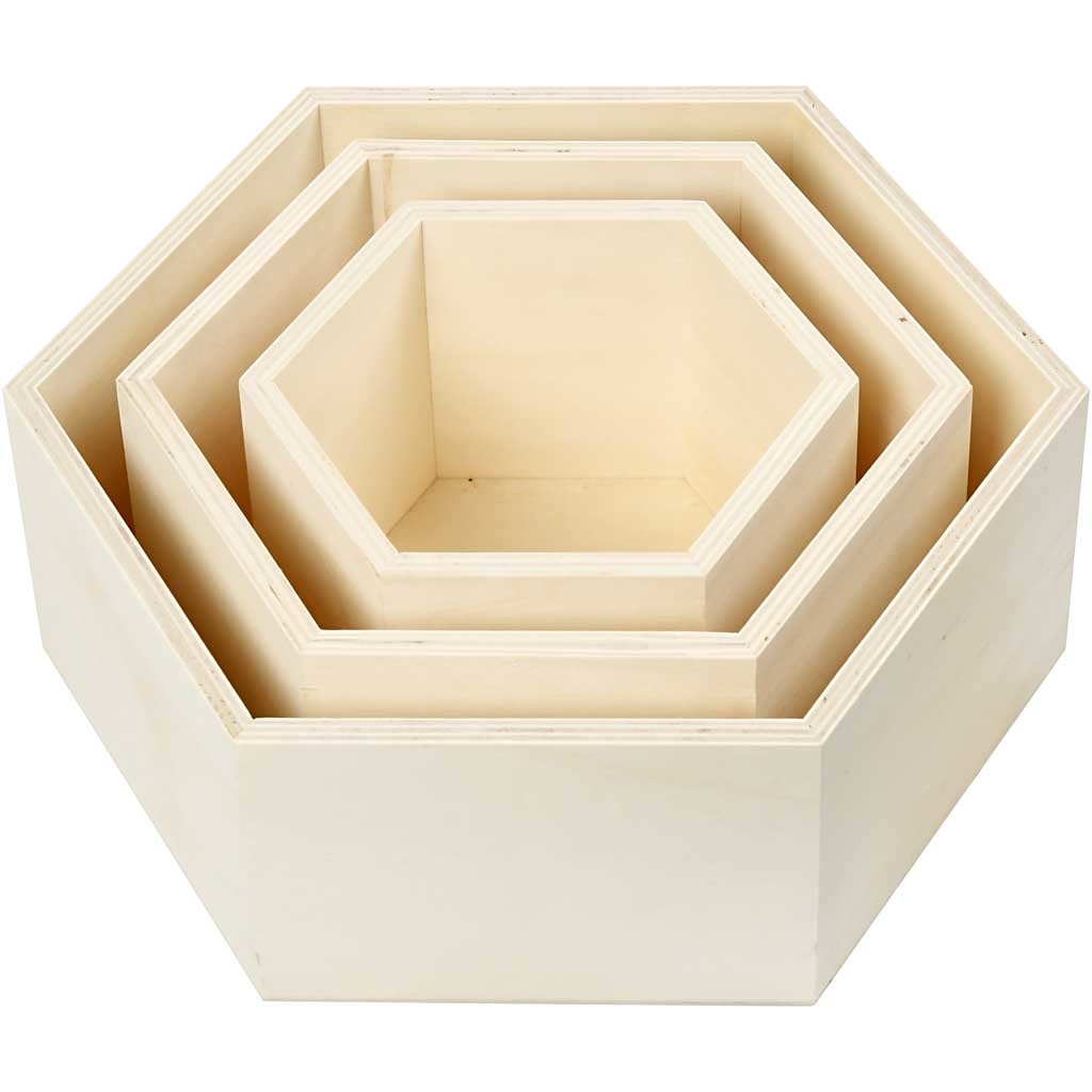 Showdozen, H: 14,8+19+24,2 cm, D: 10 cm, Triplex - 3 st