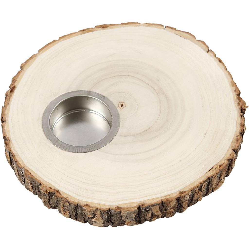 Waxinelicht, d 14-16 cm, dikte 19 mm - 1 st