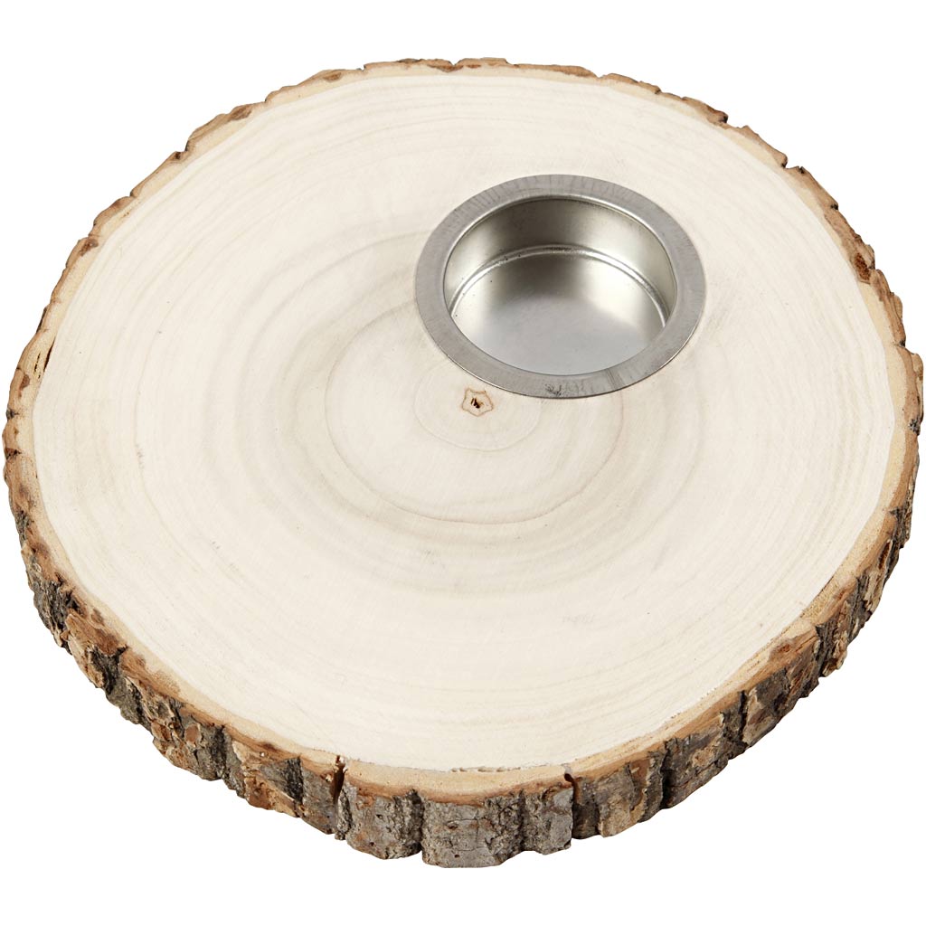 Waxinelicht, d 14-16 cm, dikte 19 mm - 1 st