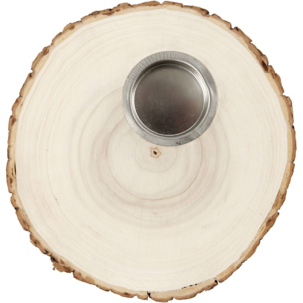 Waxinelicht, d 14-16 cm, dikte 19 mm - 1 st