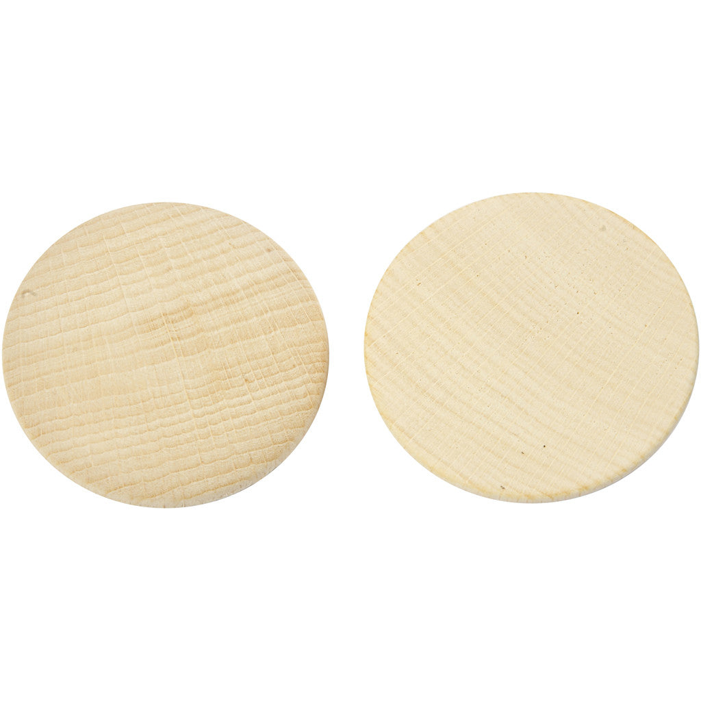 Houten Knopen, 50 mm - 50 st