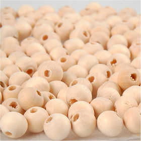 Houten kralen, 8 mm, 2 mm - 100 st