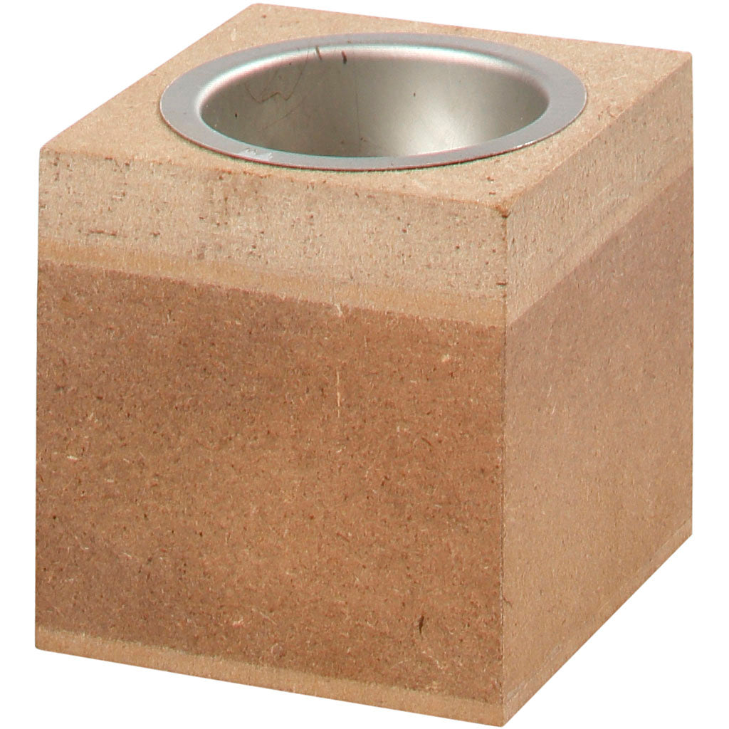 Tea Light holder 60x60x60 mm MDF
