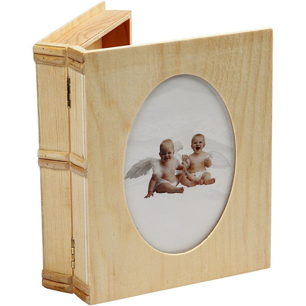 Doos in de vorm van een Boek, 217x180 mm, triplex - 1 st