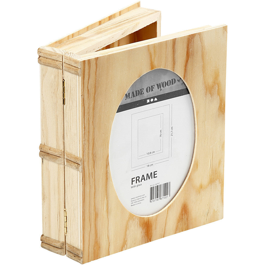 Doos in de vorm van een Boek, 217x180 mm, triplex - 1 st