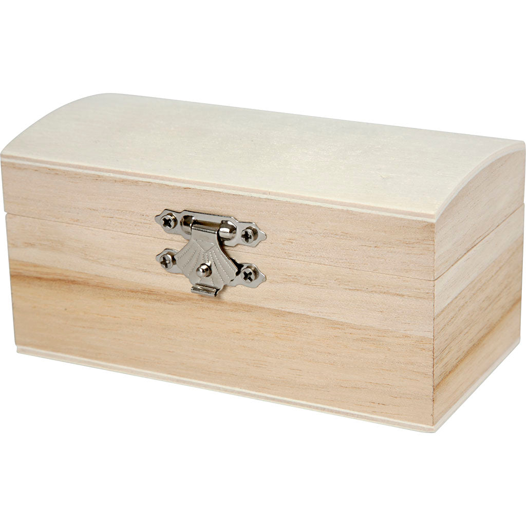 Treasure chest, 115x58x58mm, innersize 100x43x36mm, Empress tree