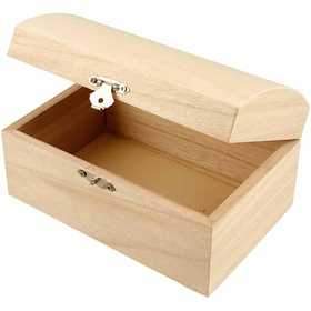 Schatkist, 215x158x106mm, binnenmaat 200x140x90mm, Keizerin boom - 1 st