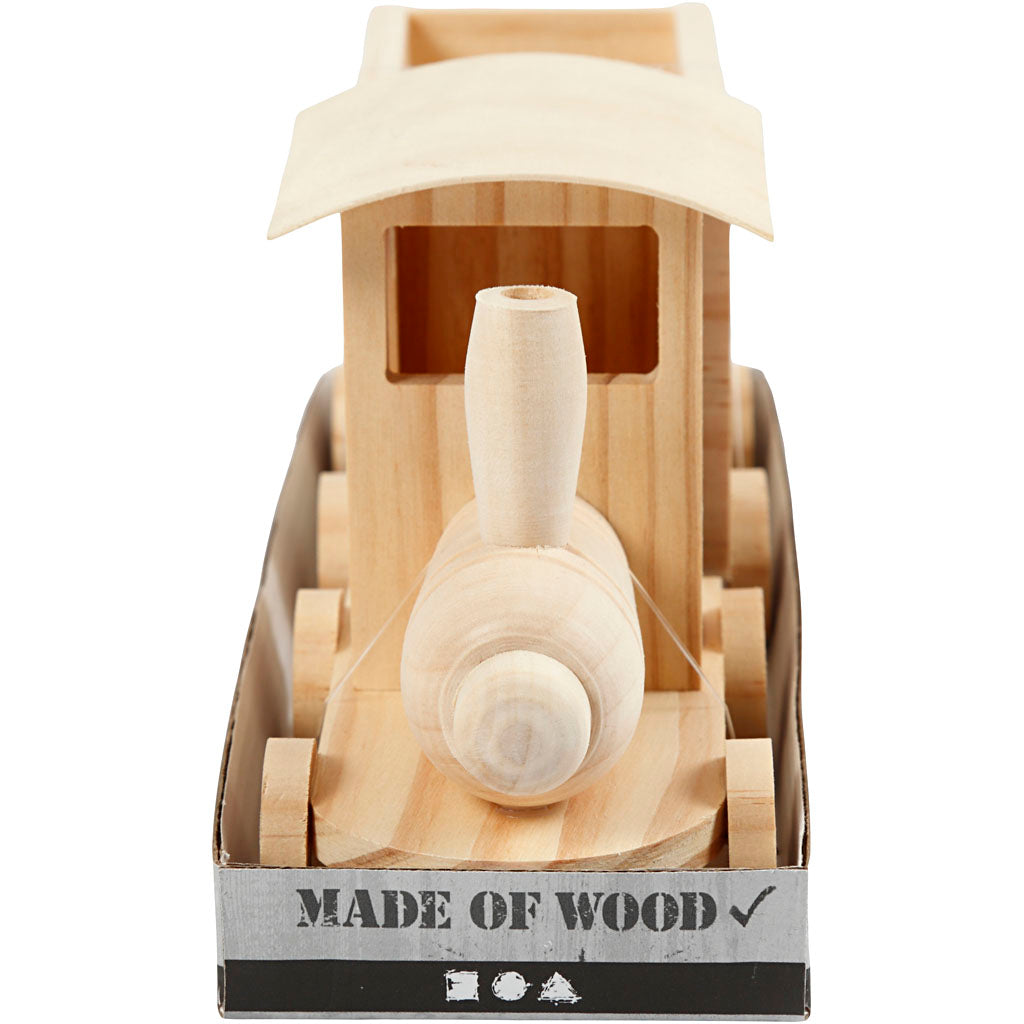 Speelgoed rein met wagon, H: 95 mm, L: 215 mm, B: 65 mm - 1 st